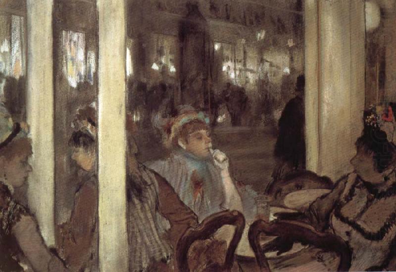 Edgar Degas Women in open air cafe china oil painting image